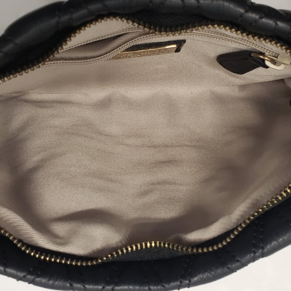 Valentino Vanille D Sauvage Black Quilted Shoulder Bag - Picture 9 of 16